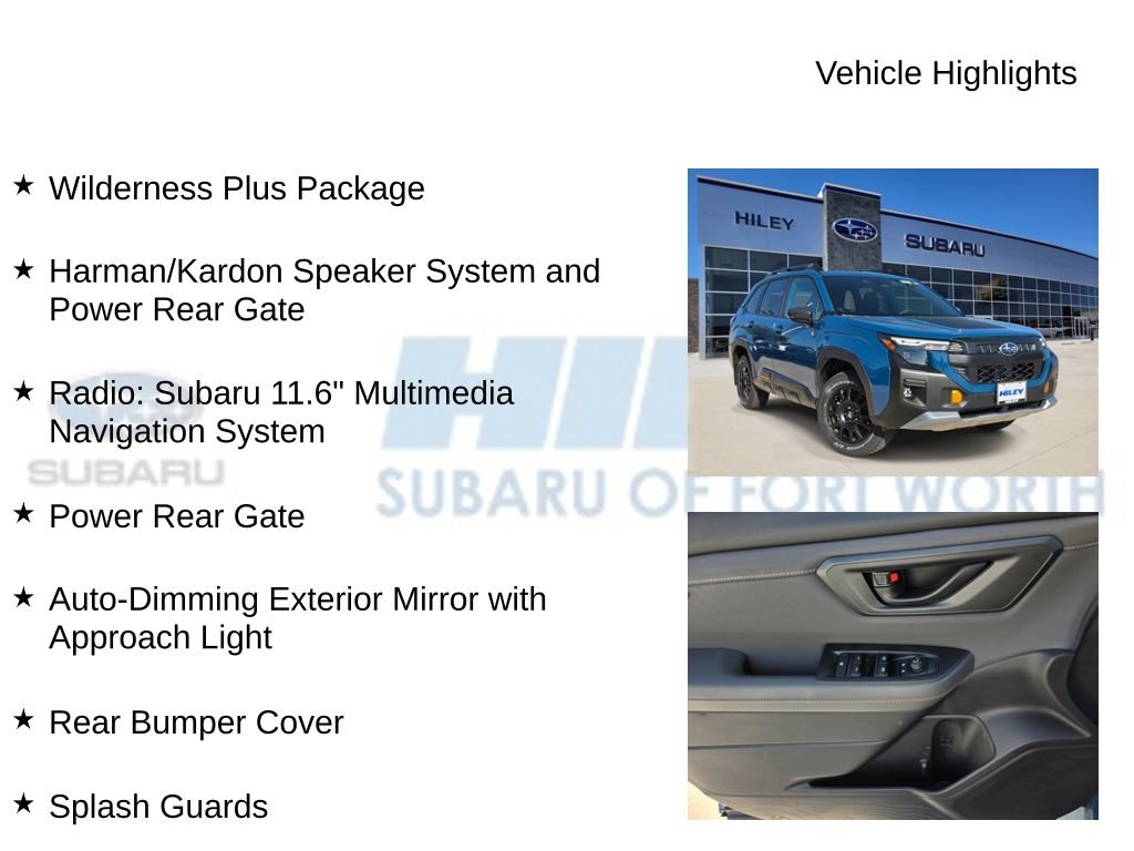 New 2026 Subaru Forester Wilderness AWD/4WD image 5