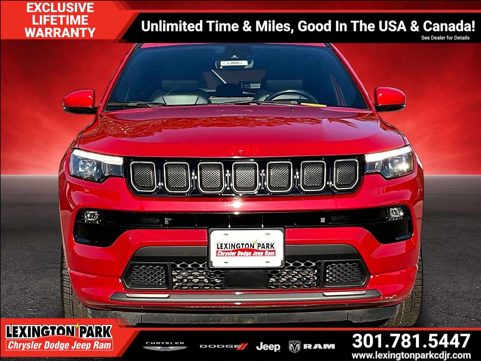 Used 2022 Jeep Compass Limited w/ (RED) Package AWD/4WD image 2