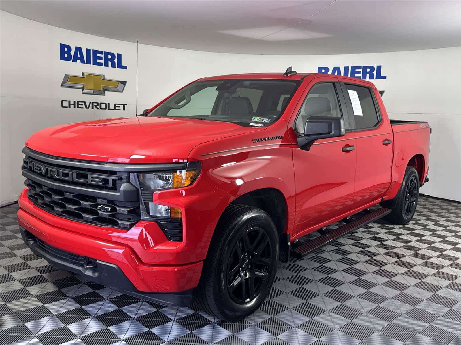 Used 2023 Chevrolet Silverado 1500 Custom w/ LPO, Dark Essentials Package AWD/4WD image 1