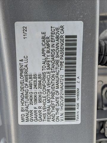 Used 2022 Honda Accord Sport image 23