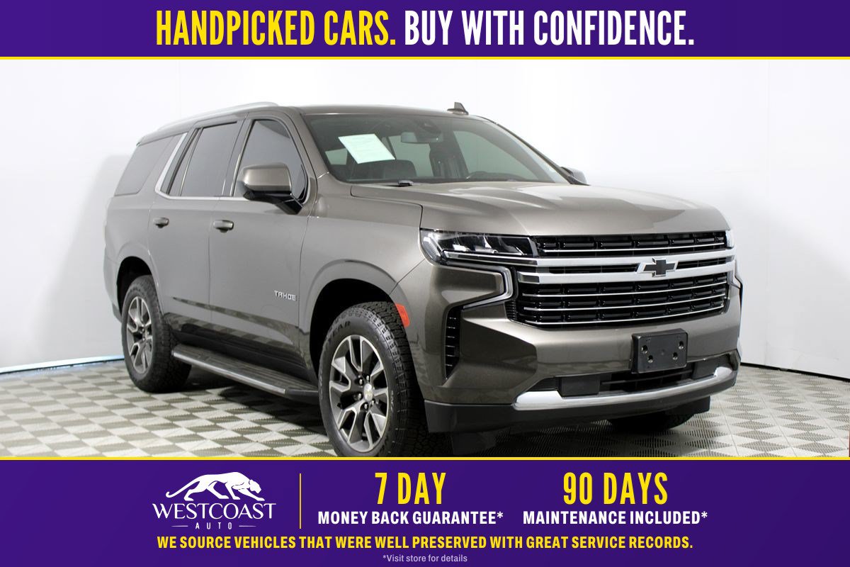Used 2021 Chevrolet Tahoe LT w/ Rear Media and Nav Package