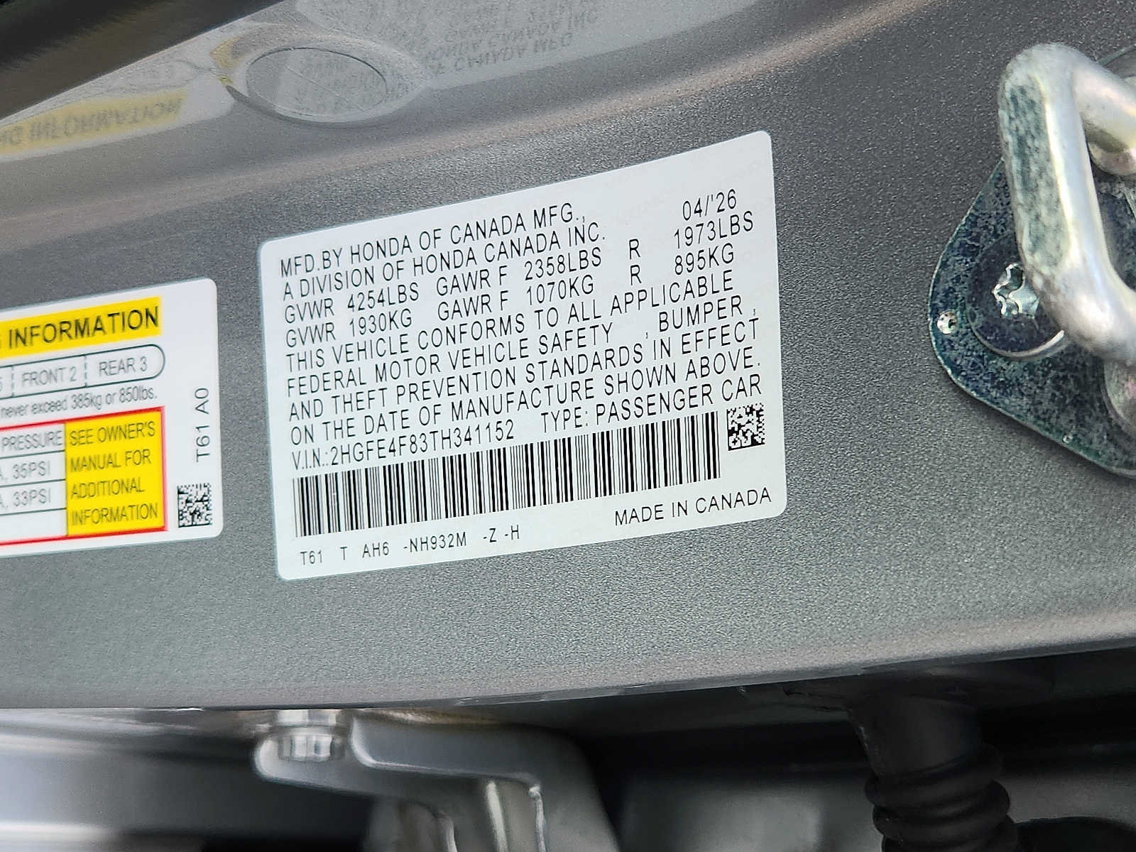 Used 2026 Honda Civic Sport image 26