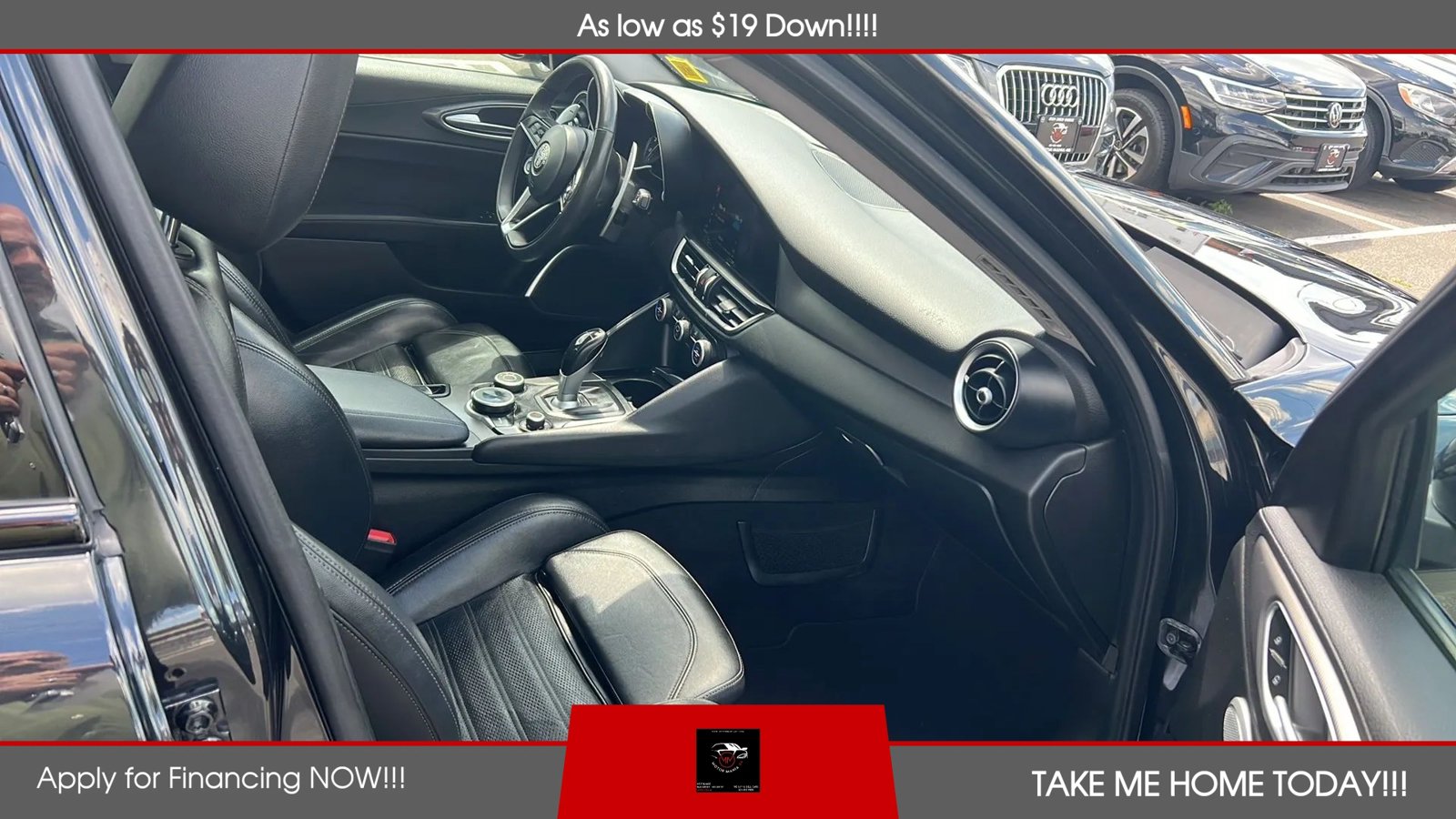 Used 2019 Alfa Romeo Giulia Ti Sport w/ Quick Order Package 22S Sport AWD/4WD image 9