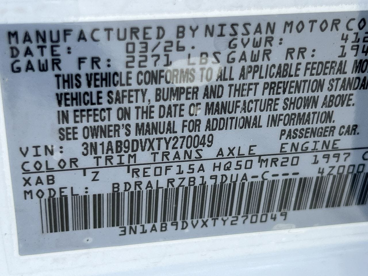 New 2026 Nissan Sentra SR w/ SR Premium Package FWD image 16