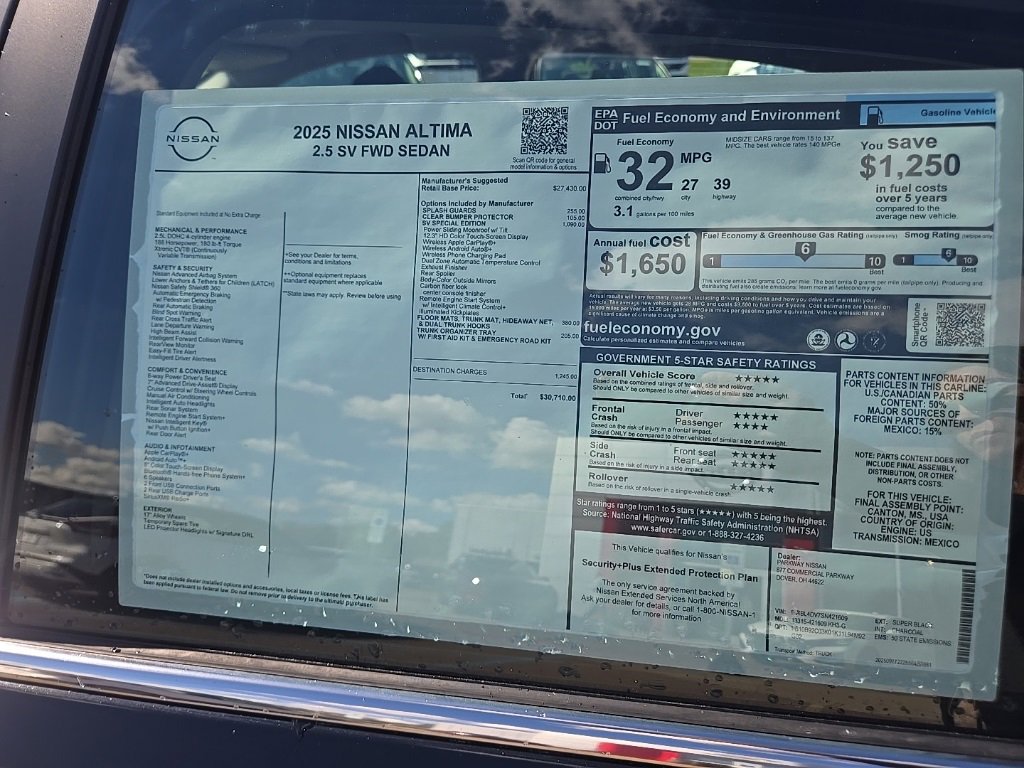 New 2025 Nissan Altima 2.5 SV image 33