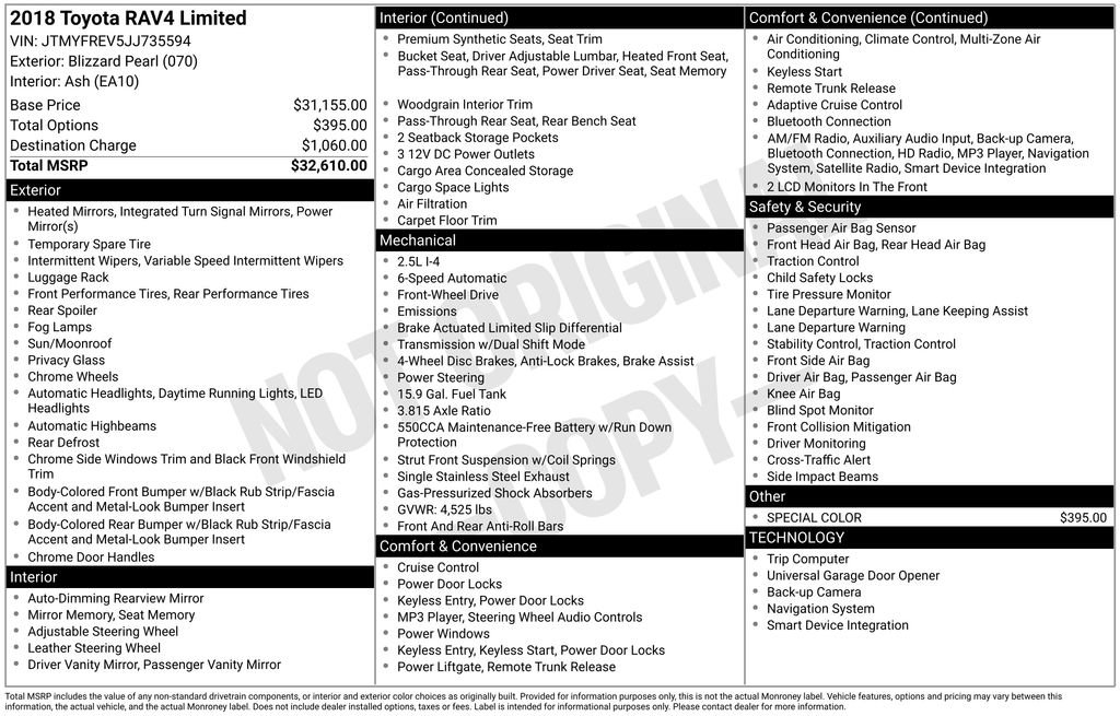 Used 2018 Toyota RAV4 Limited image 4
