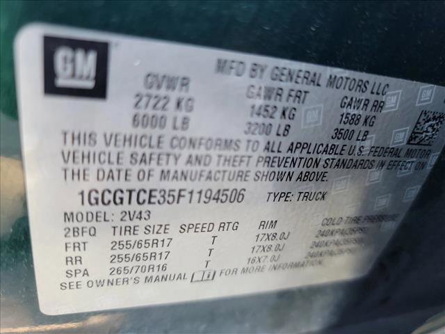 Used 2015 Chevrolet Colorado Z71 AWD/4WD image 24