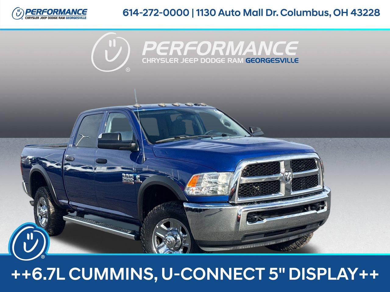 Used 2018 RAM 2500 Tradesman w/ Chrome Appearance Group