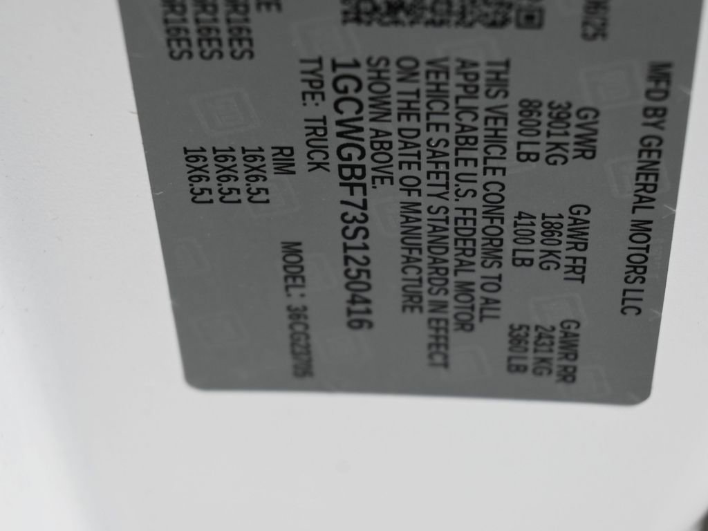 New 2025 Chevrolet Express 2500 Extended w/ Driver Convenience Package image 15