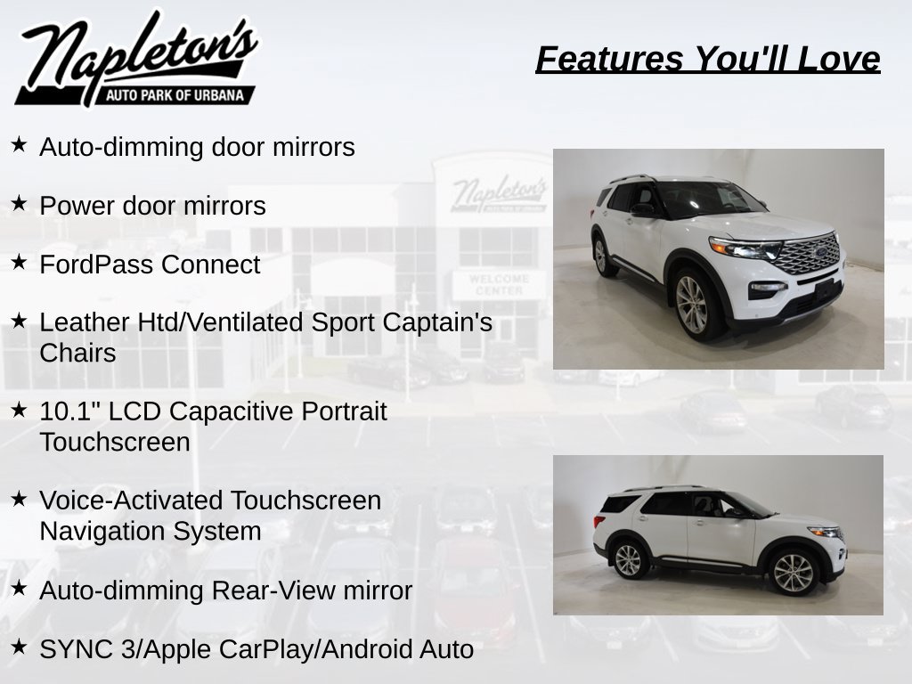 Used 2021 Ford Explorer Platinum w/ Equipment Group 601A AWD/4WD image 27
