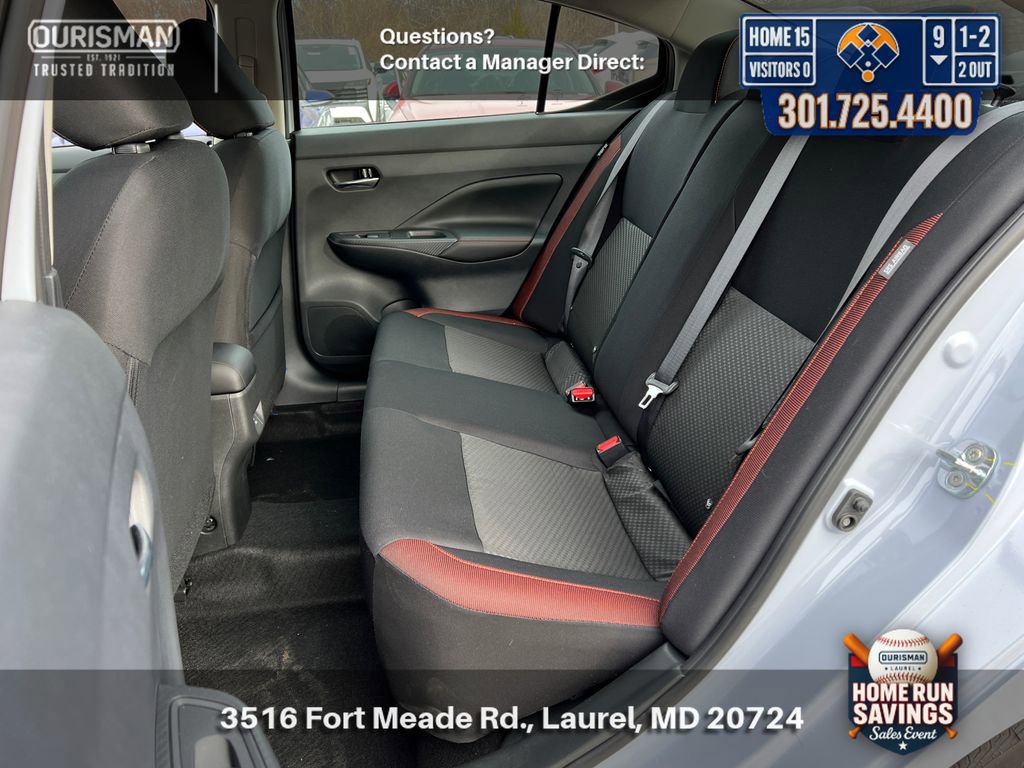 New 2025 Nissan Versa SR w/ Trunk Package FWD image 18