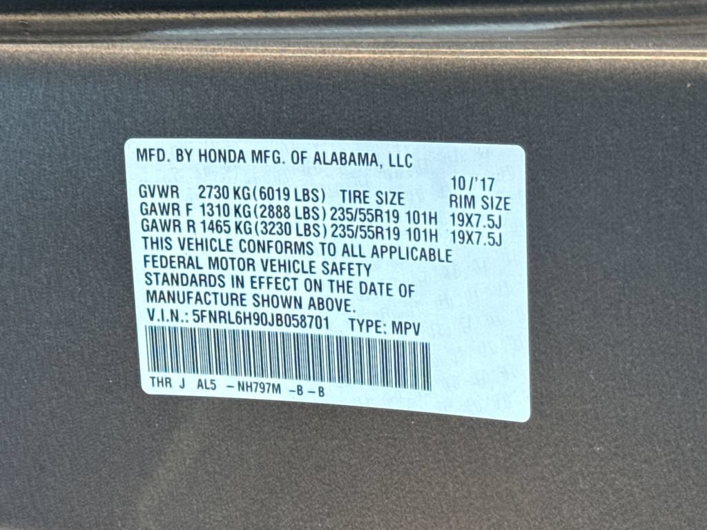 Used 2018 Honda Odyssey Elite image 54