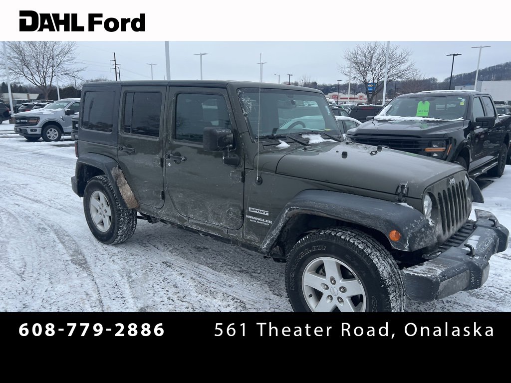 Used 2015 Jeep Wrangler Unlimited Sport w/ Quick Order Package 24S