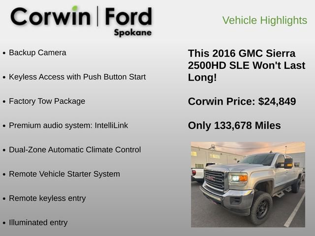 Used 2016 GMC Sierra 2500 SLE image 6