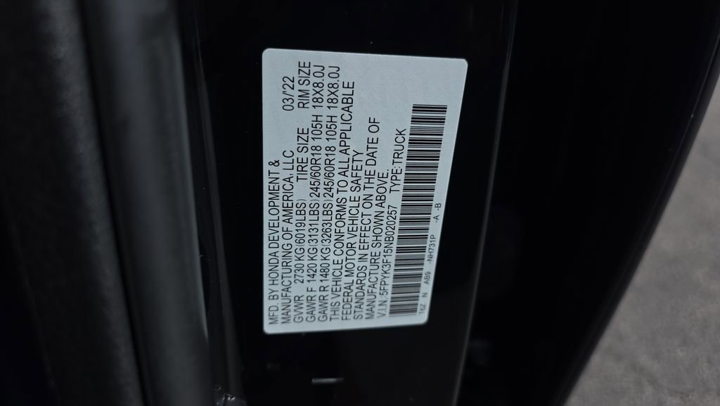 Used 2022 Honda Ridgeline Sport image 27