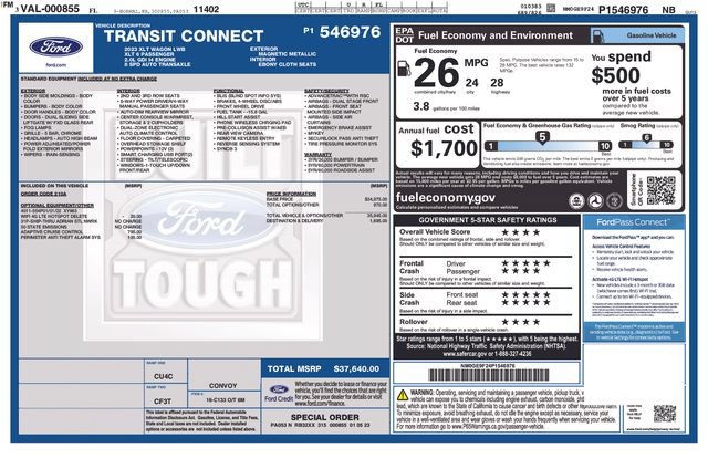 Used 2023 Ford Transit Connect XLT FWD image 31