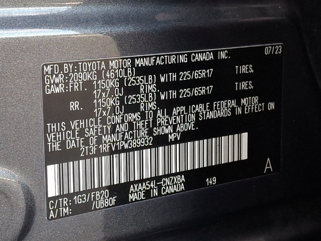 Used 2023 Toyota RAV4 LE AWD/4WD image 27