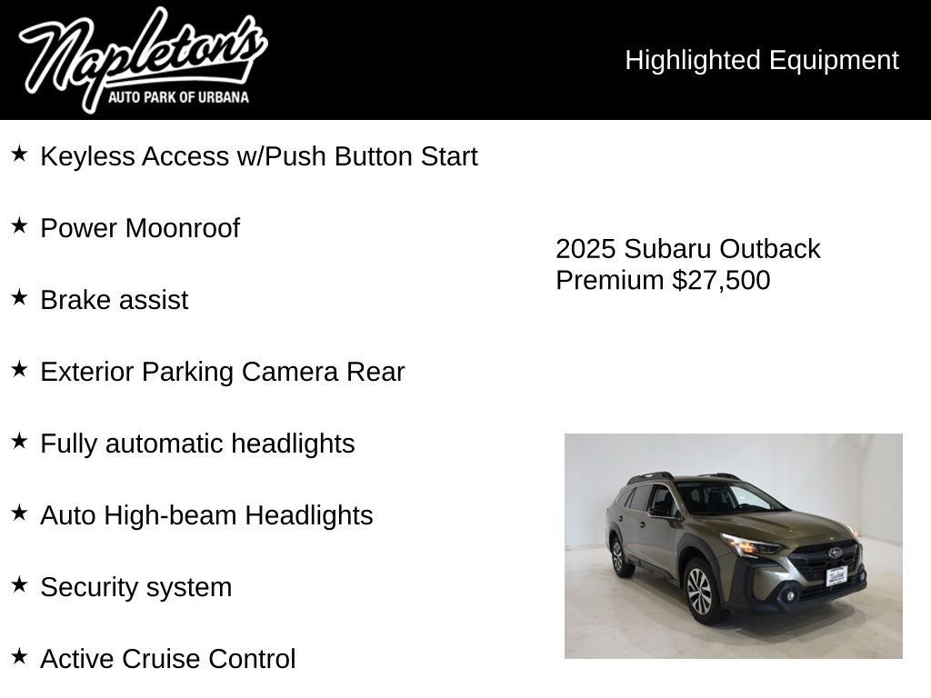 Used 2025 Subaru Outback Premium image 16