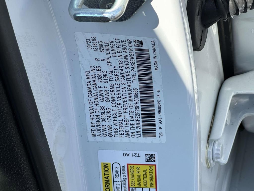 Certified 2023 Honda Civic LX image 15
