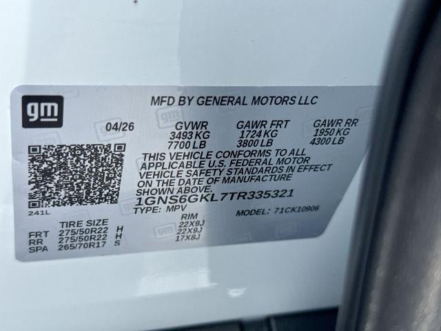 New 2026 Chevrolet Suburban High Country AWD/4WD image 35