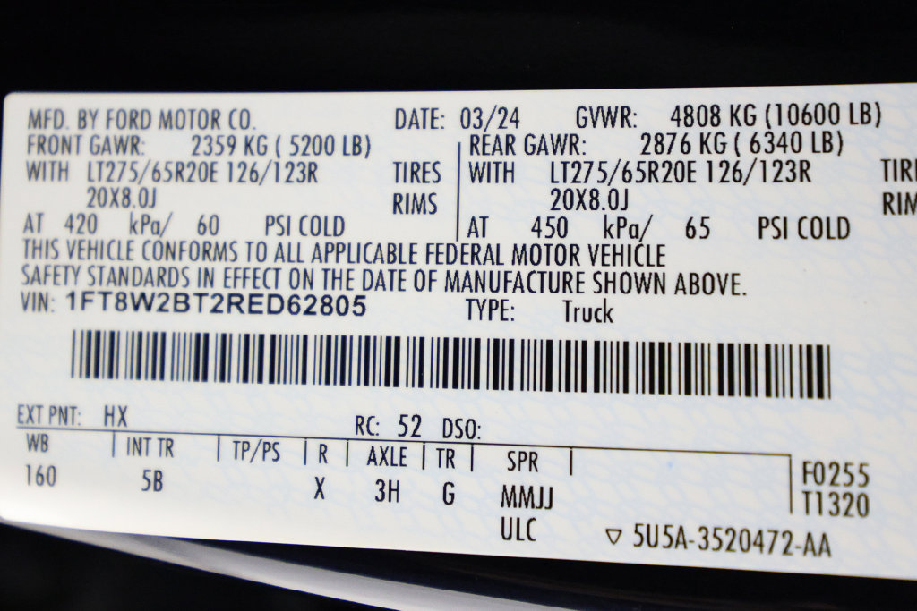 Used 2024 Ford F250 Lariat w/ Black Appearance Package AWD/4WD image 50