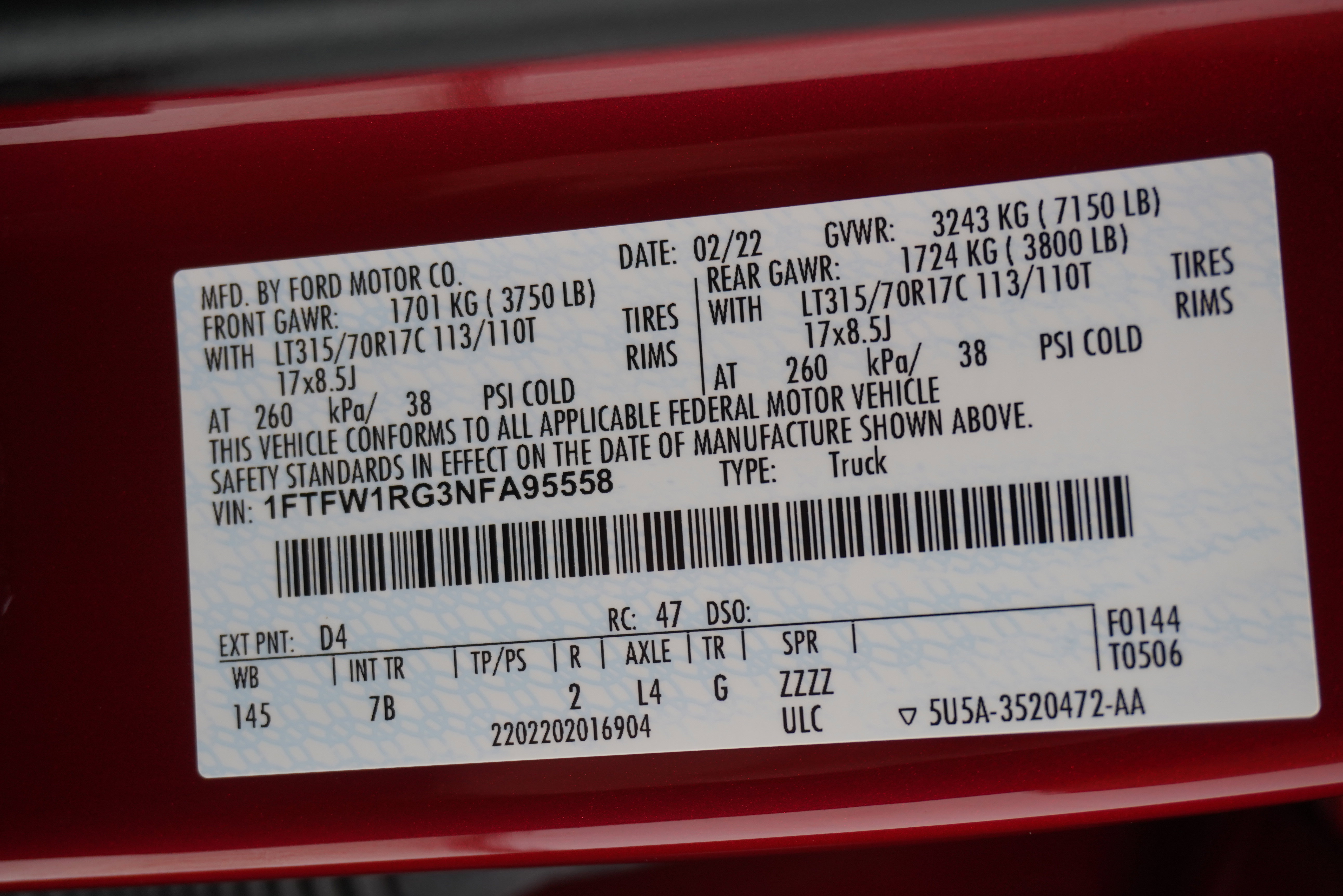 Used 2022 Ford F150 Raptor image 29