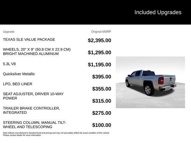 Used 2017 GMC Sierra 1500 SLE w/ Texas SLE Value Package image 8