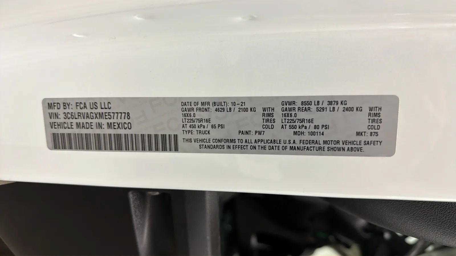 Used 2021 RAM ProMaster 1500 FWD image 23