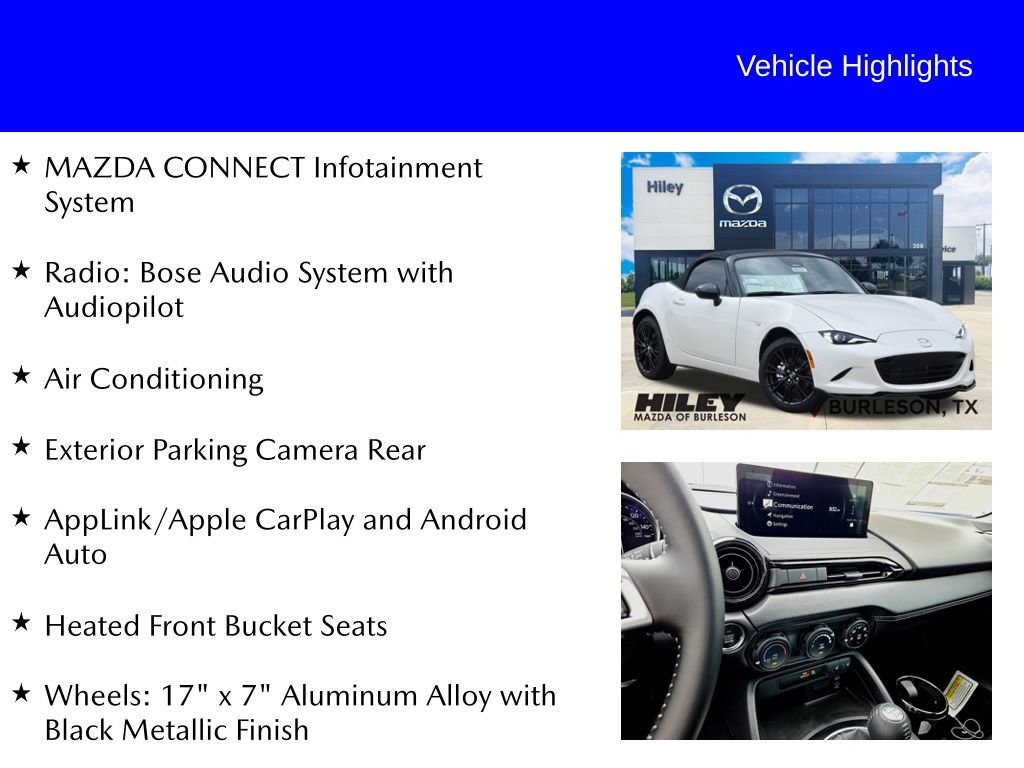 New 2026 MAZDA MX-5 Miata Club image 9