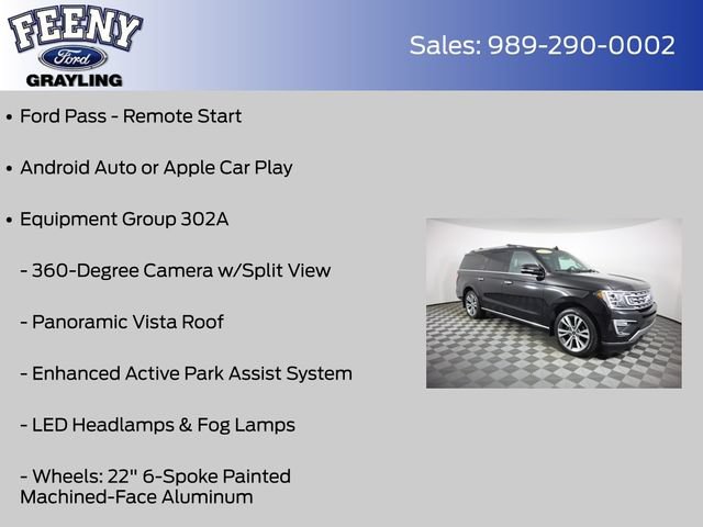 Certified 2020 Ford Expedition Max Limited w/ Equipment Group 302A AWD/4WD image 8
