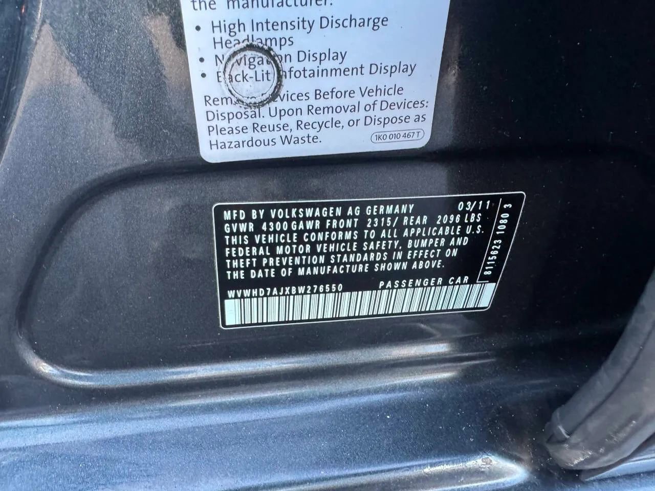 Used 2011 Volkswagen Golf 4-Door image 20