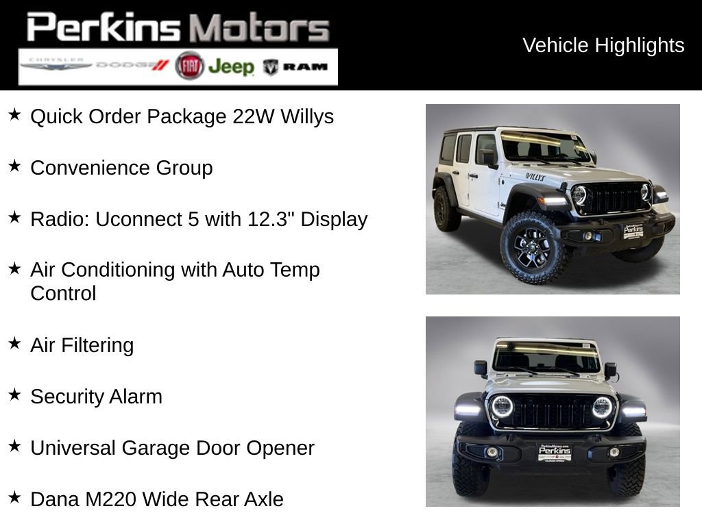 New 2026 Jeep Wrangler Willys image 2