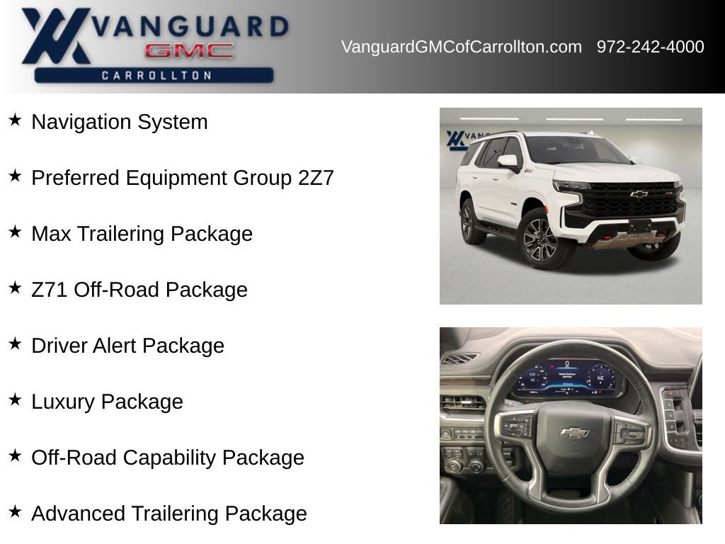 Used 2024 Chevrolet Tahoe Z71 w/ Z71 Off-Road Package image 6