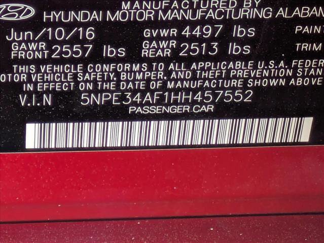 Used 2017 Hyundai Sonata Limited w/ Ultimate Package 04 image 22