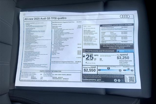 New 2025 Audi Q5 2.0T Premium Plus image 13