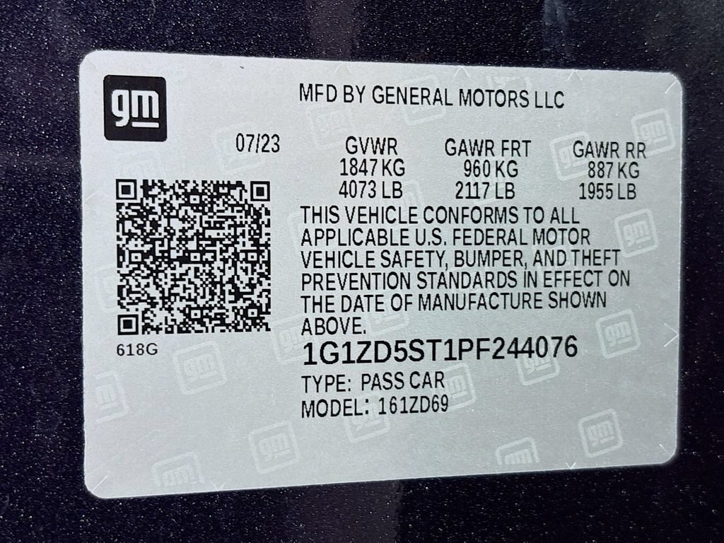 Certified 2023 Chevrolet Malibu LT FWD image 34
