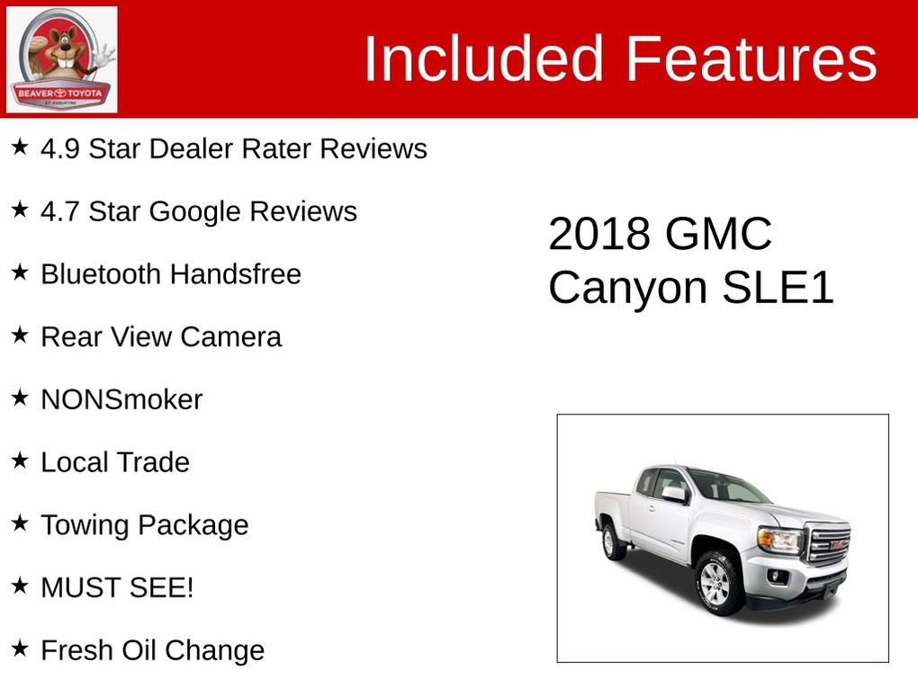 Used 2018 GMC Canyon SLE RWD image 4