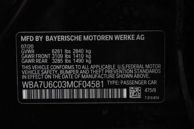 Used 2021 BMW M760i xDrive w/ Luxury Rear Seating Package image 38