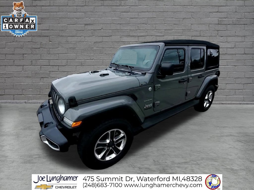 Used 2022 Jeep Wrangler Unlimited Sahara w/ LED Lighting Group AWD/4WD image 4