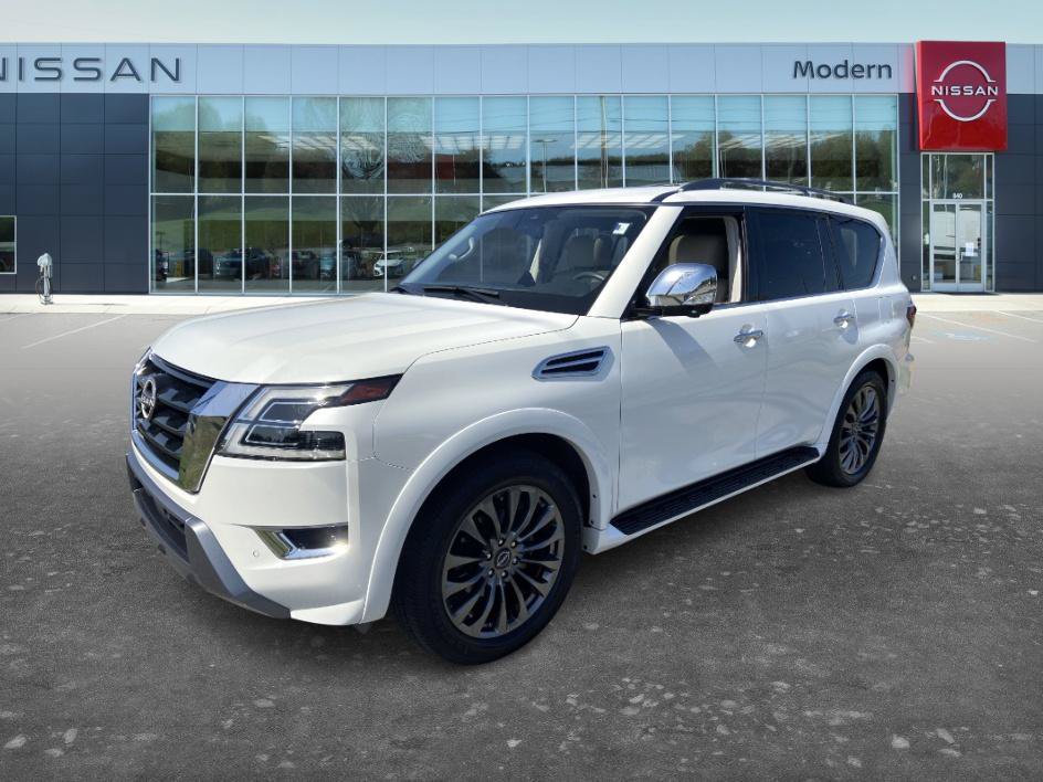Certified 2023 Nissan Armada Platinum w/ Captain's Chairs Package