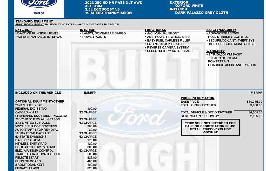 Used 2023 Ford Transit 350 XLT image 3