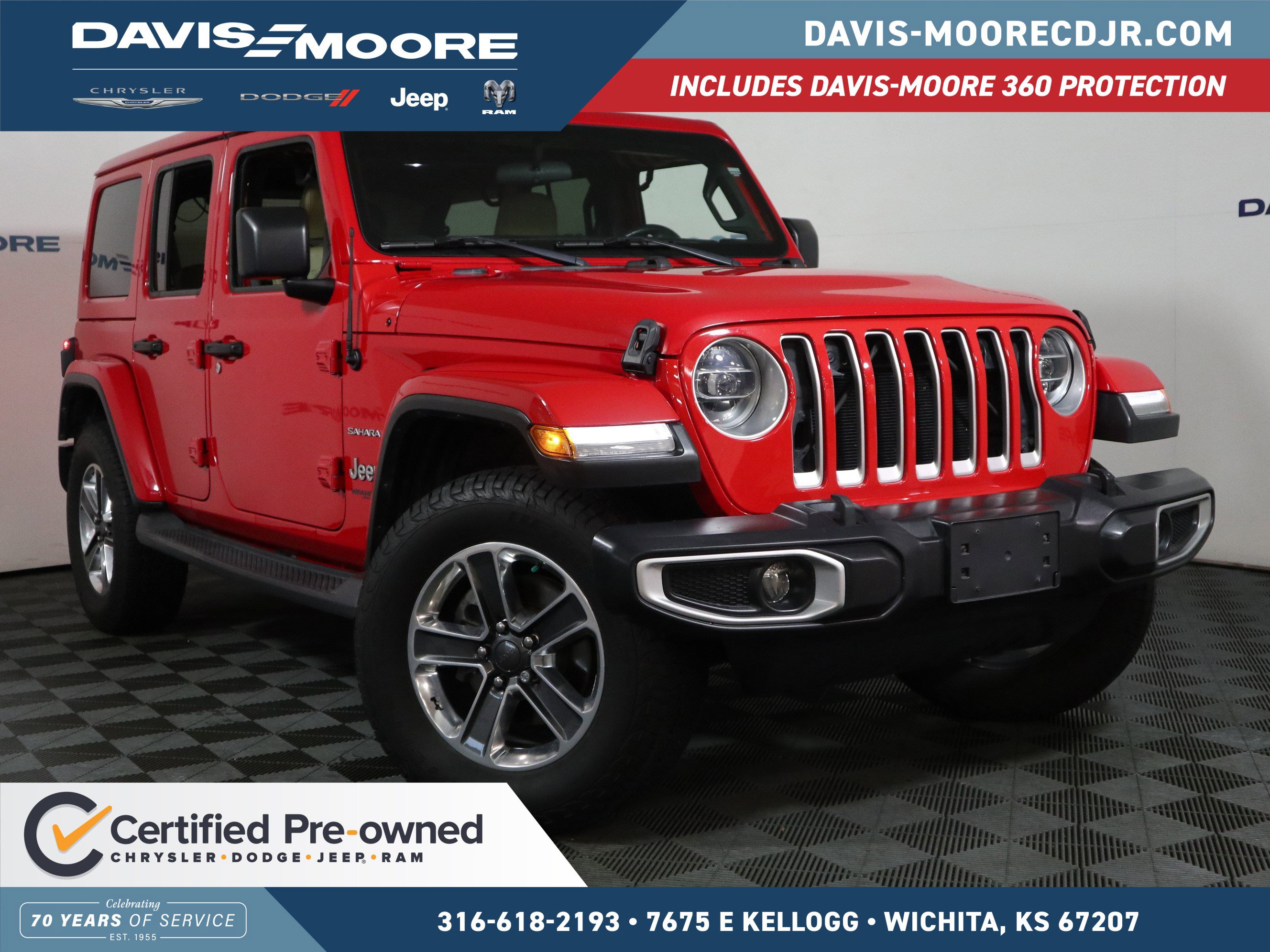 Used 2018 Jeep Wrangler Unlimited Sahara AWD/4WD image 1
