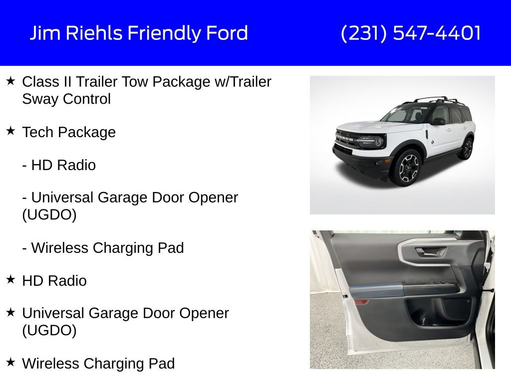 Used 2022 Ford Bronco Sport Outer Banks w/ Tech Package image 12