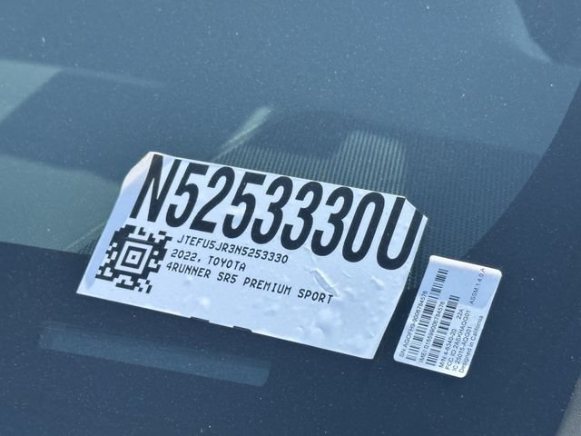 Used 2022 Toyota 4Runner SR5 Premium w/ Moonroof Package RWD image 34