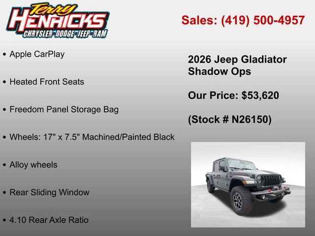 New 2026 Jeep Gladiator Rubicon AWD/4WD image 36