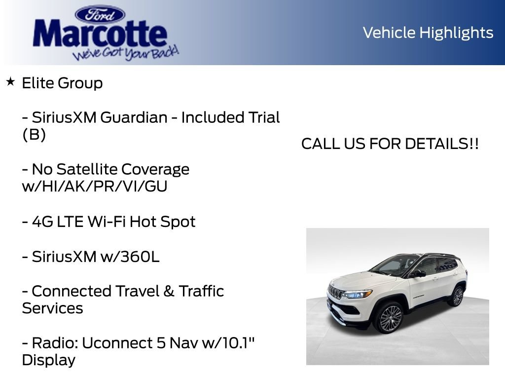 Used 2023 Jeep Compass Limited w/ Elite Group AWD/4WD image 31