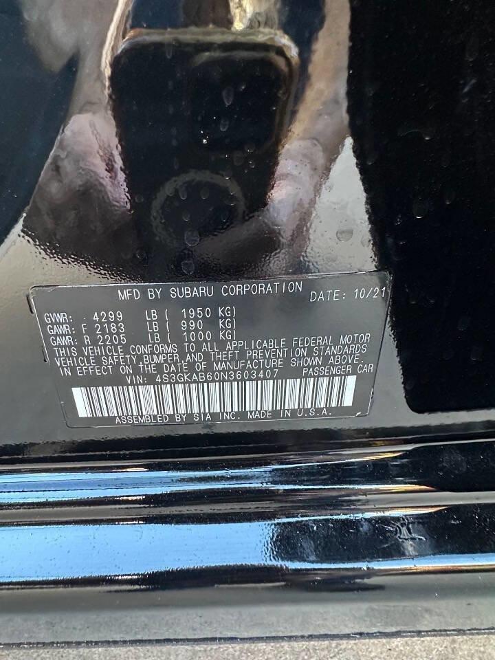 Used 2022 Subaru Impreza 2.0i w/ Popular Package #1 image 14