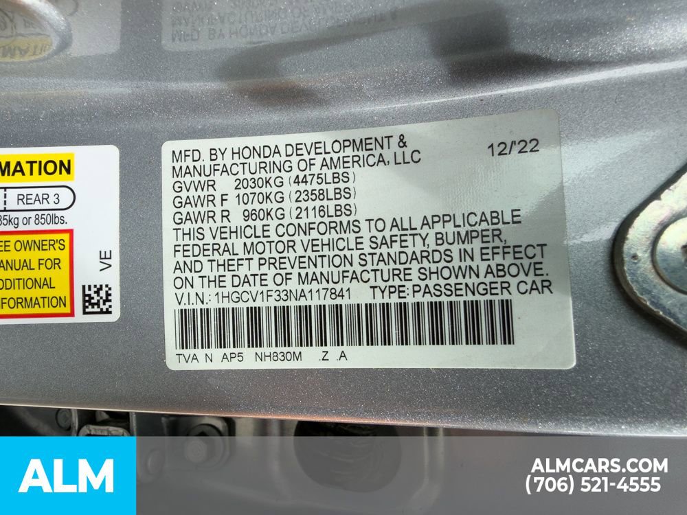 Used 2022 Honda Accord Sport image 23