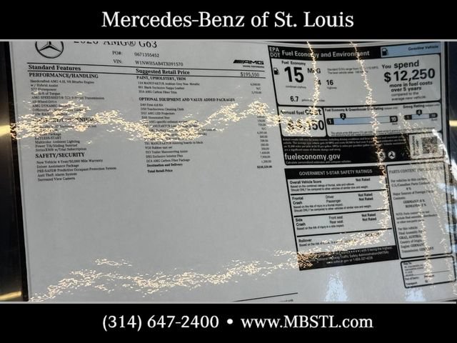 New 2026 Mercedes-Benz G 63 AMG 4MATIC image 4