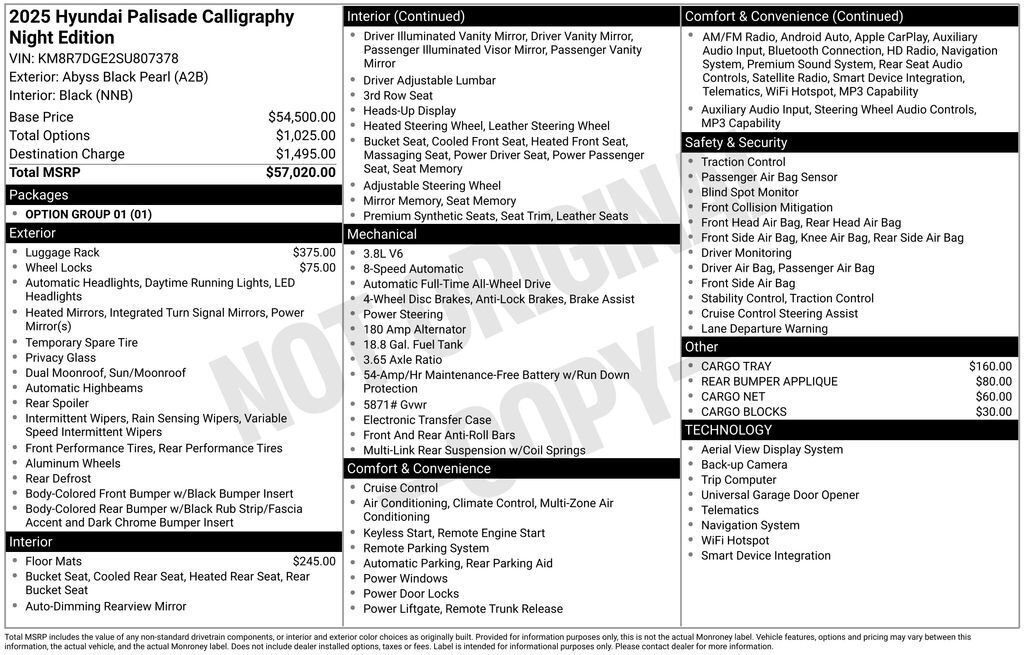 Used 2025 Hyundai Palisade Calligraphy image 36